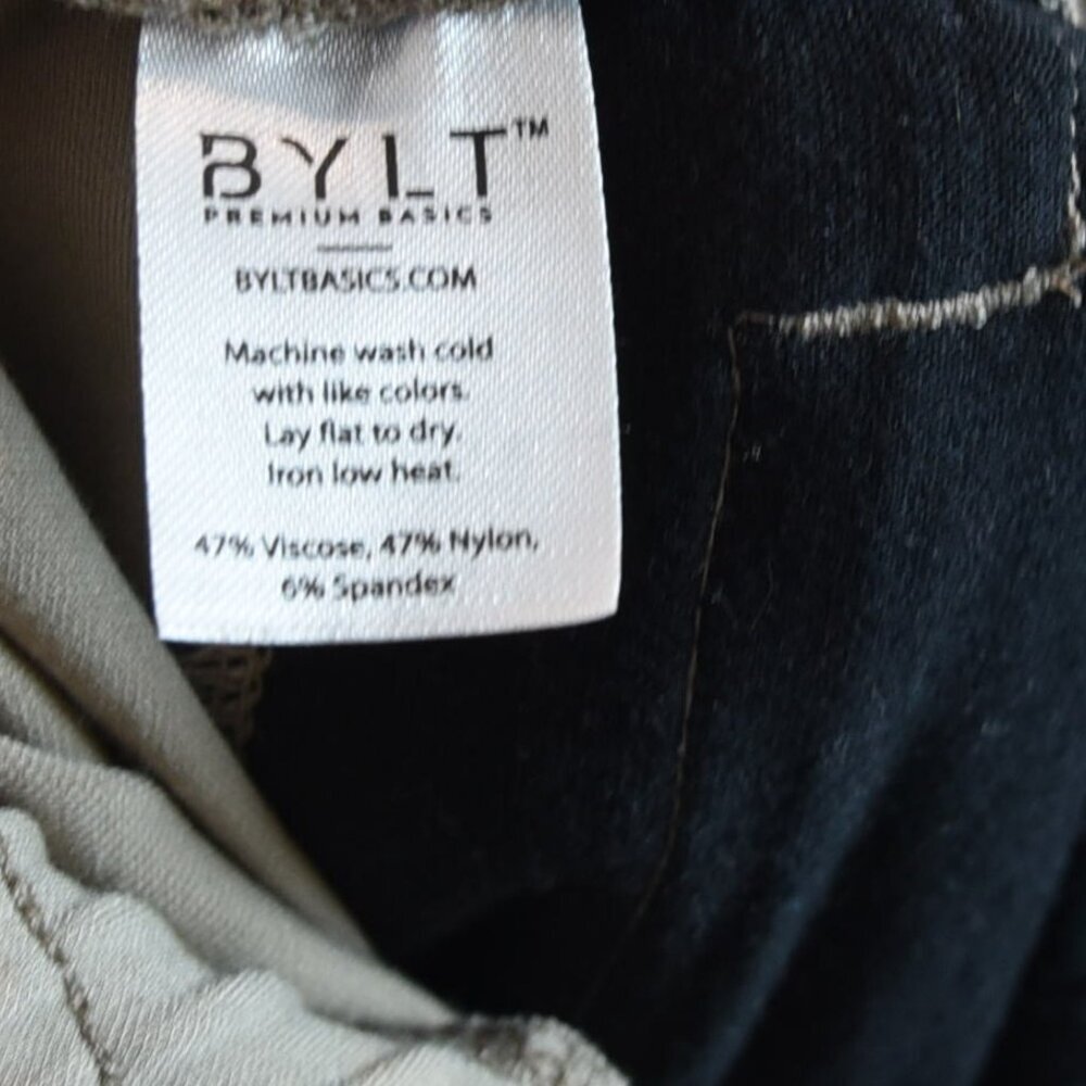 BYLT Elite+ Jogger Stone Tan Size S Premium Athleisure Pants - Picture 7 of 7